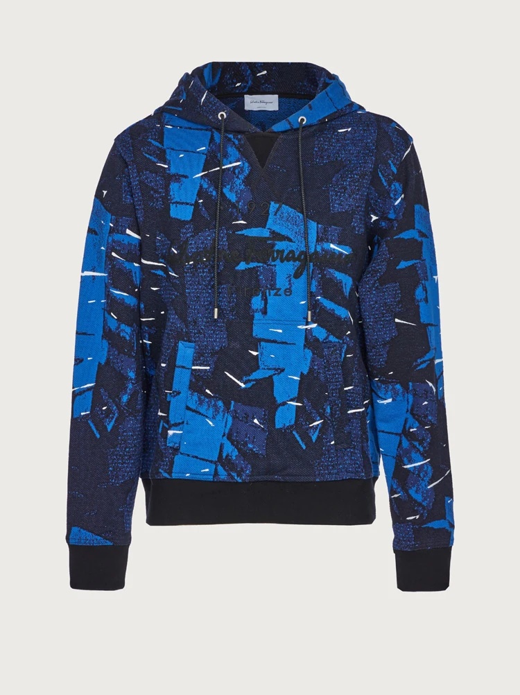 PALME PRINT HOODIE - 1