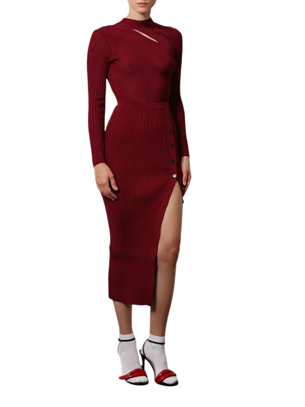 Self-Portrait Women Viscose Midi Dress - 5