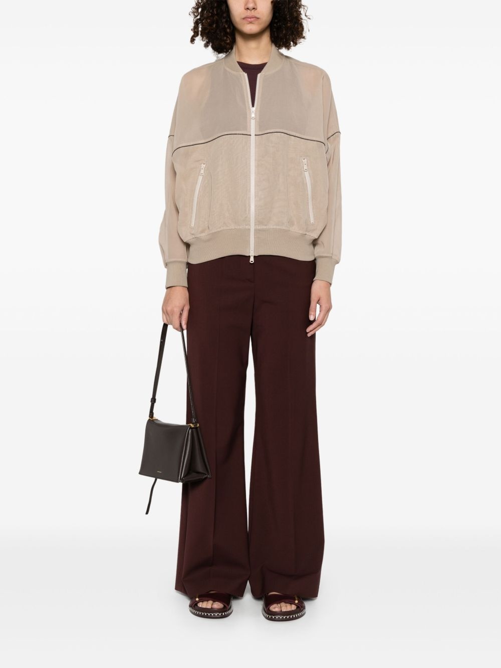 organza bomber jacket - 2