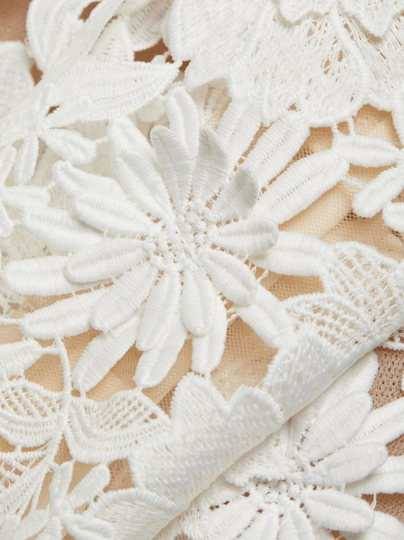 Women's Maia Lace Long-Sleeve Minidress - White 7