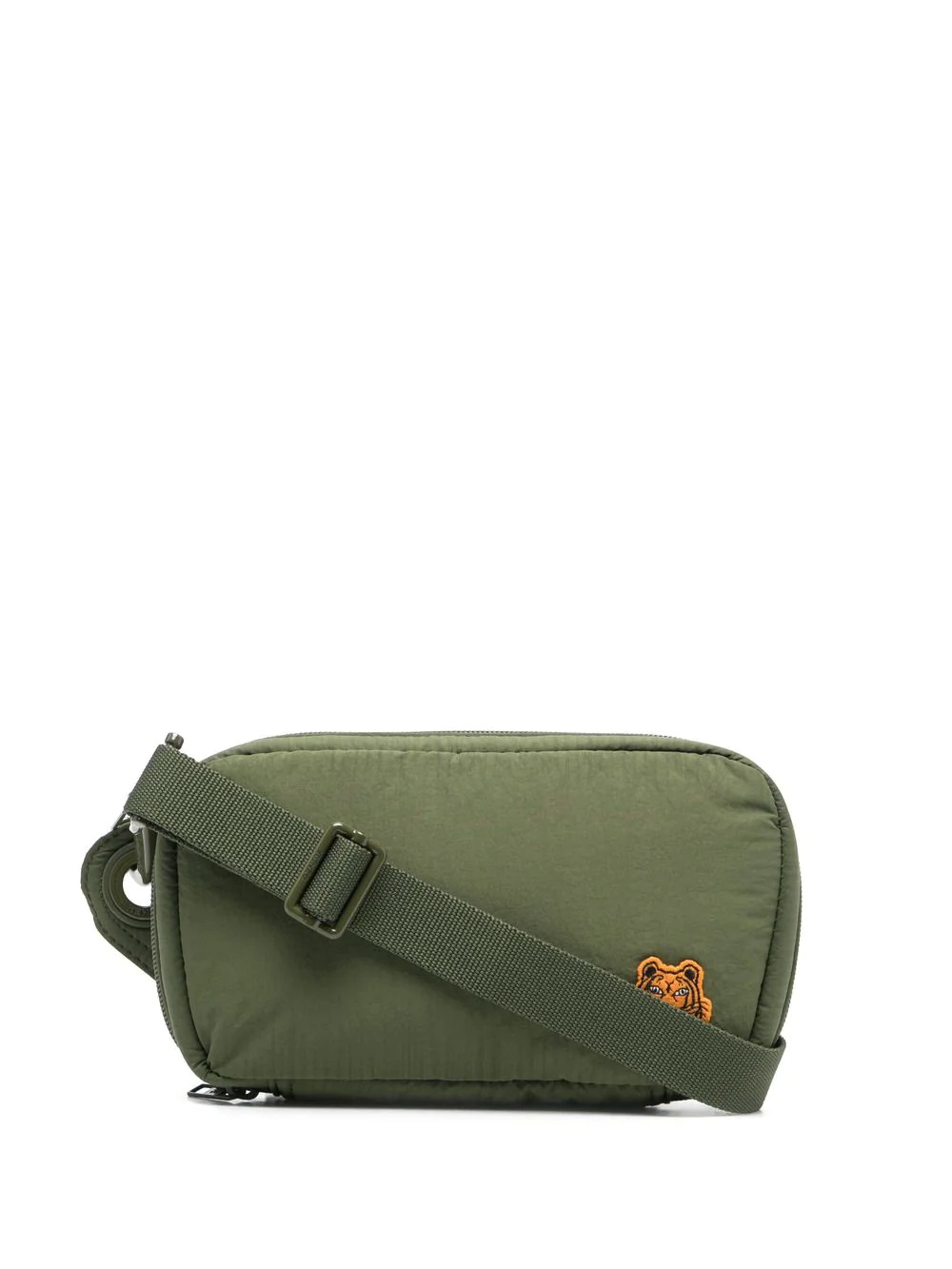 logo-patch shoulder bag - 1