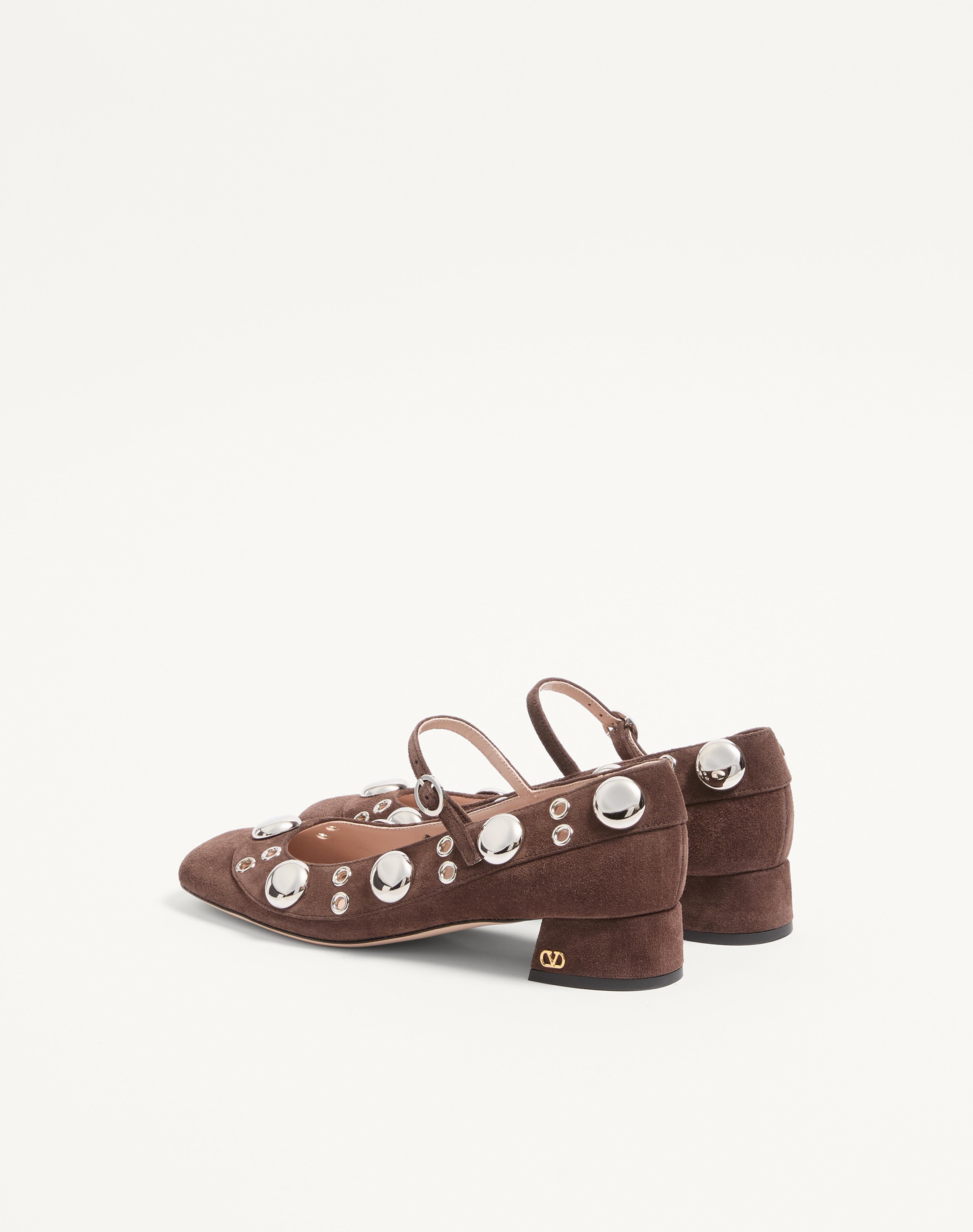NELLCÔTE MARY-JANE PUMPS IN CRUST LEATHER 30MM - 5