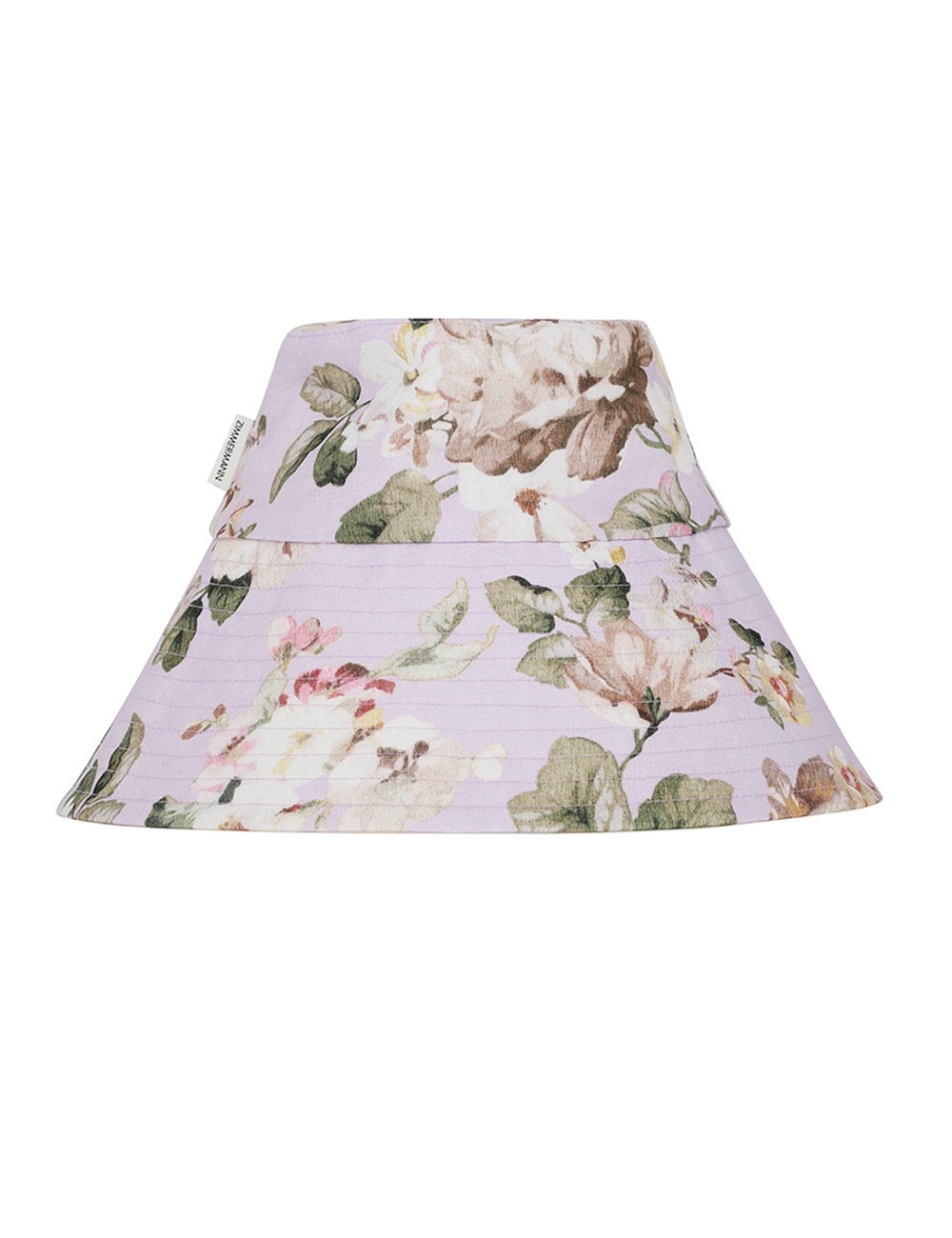PRINTED LONG BRIM BUCKET HAT - 5