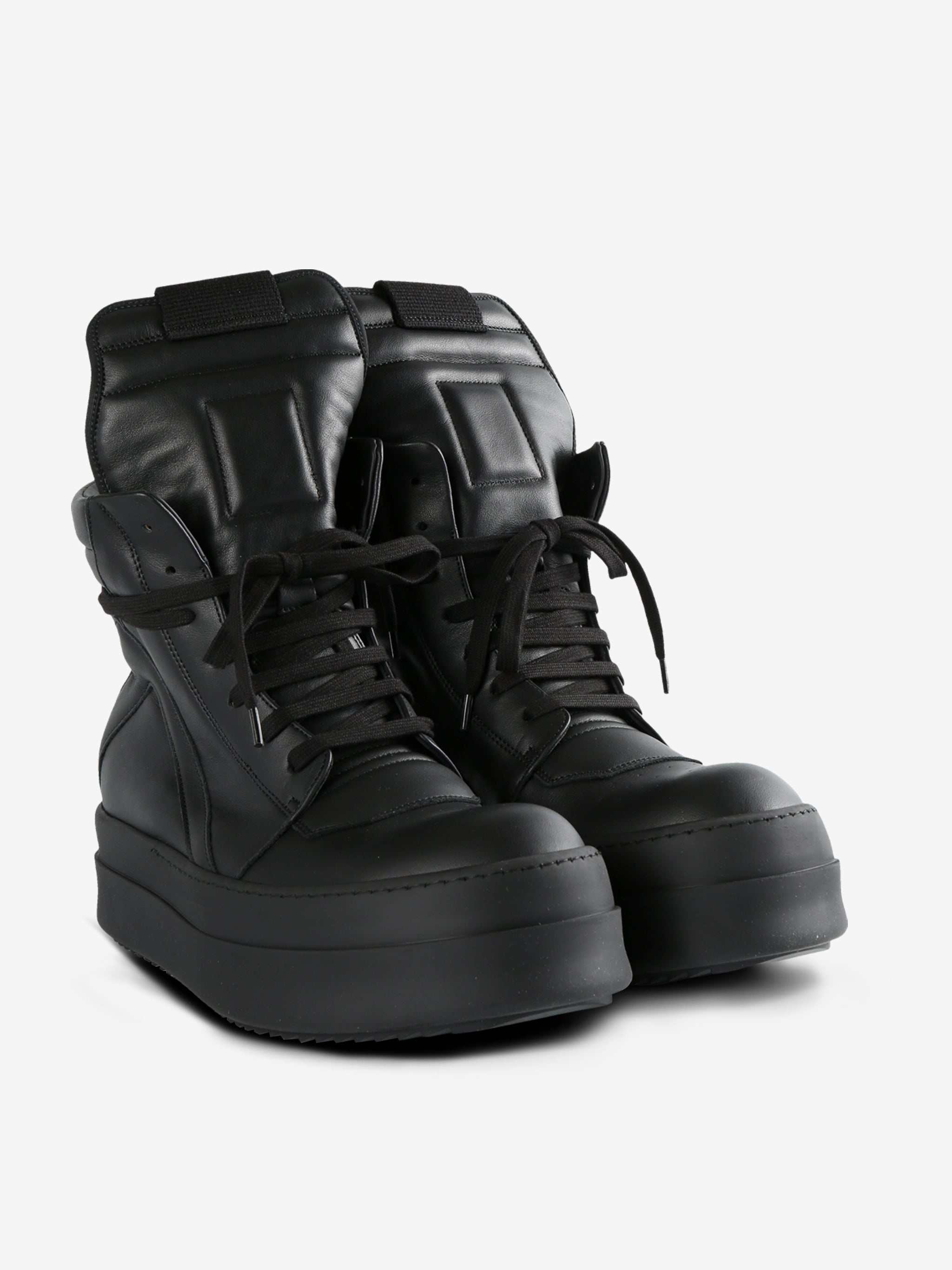 RICK OWENS - Men Scarpe In Pelle Mega Bumper Sneakers - 2