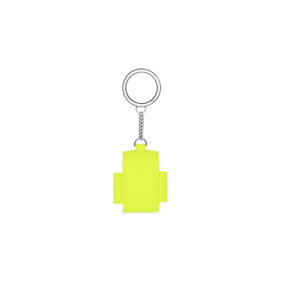 Cash Earpods Holder in Yellow Fluo/silver - 2