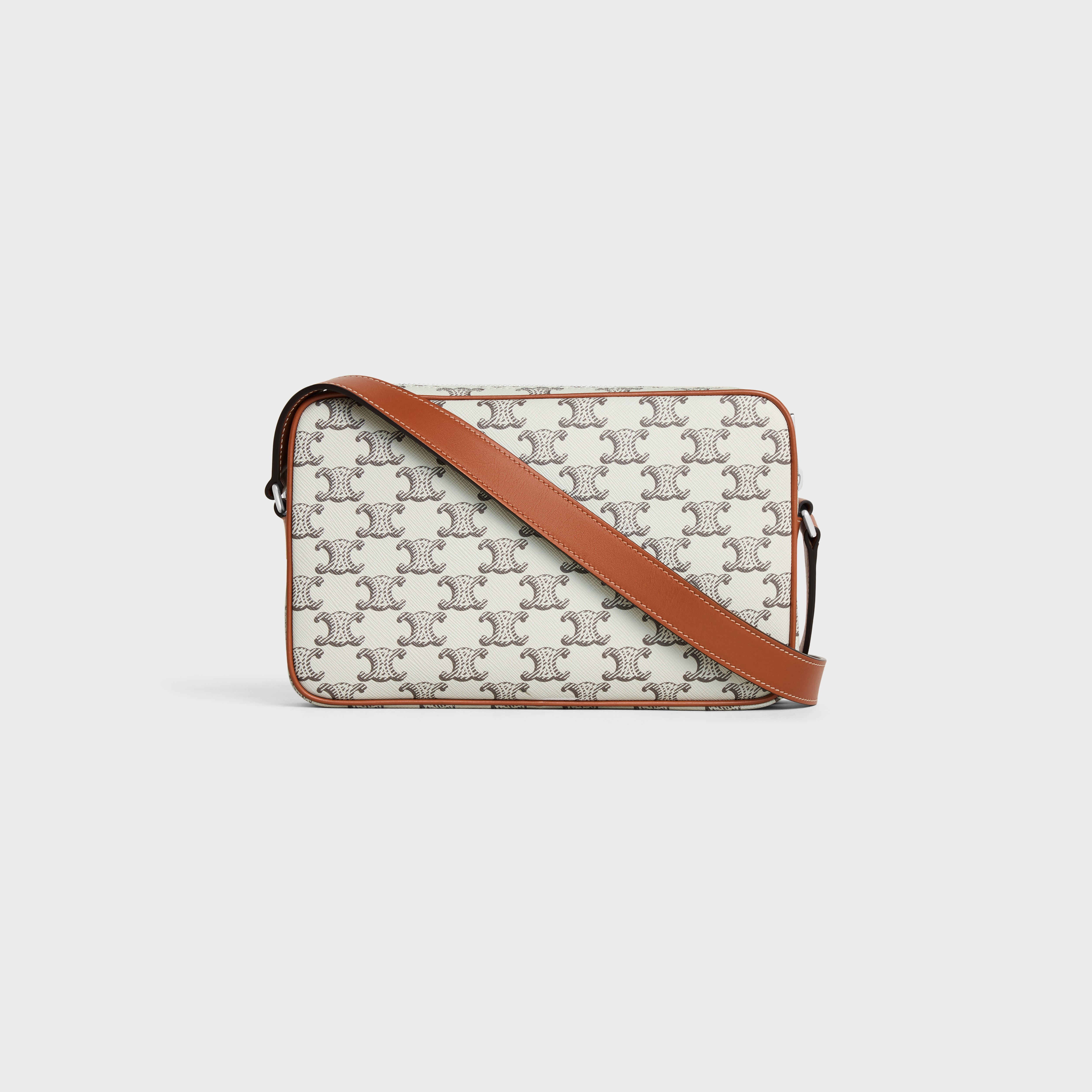 Medium Messenger Bag in Triomphe Canvas with Celine print - 3