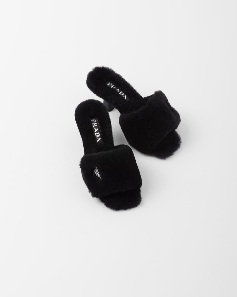 Shearling sandals 4