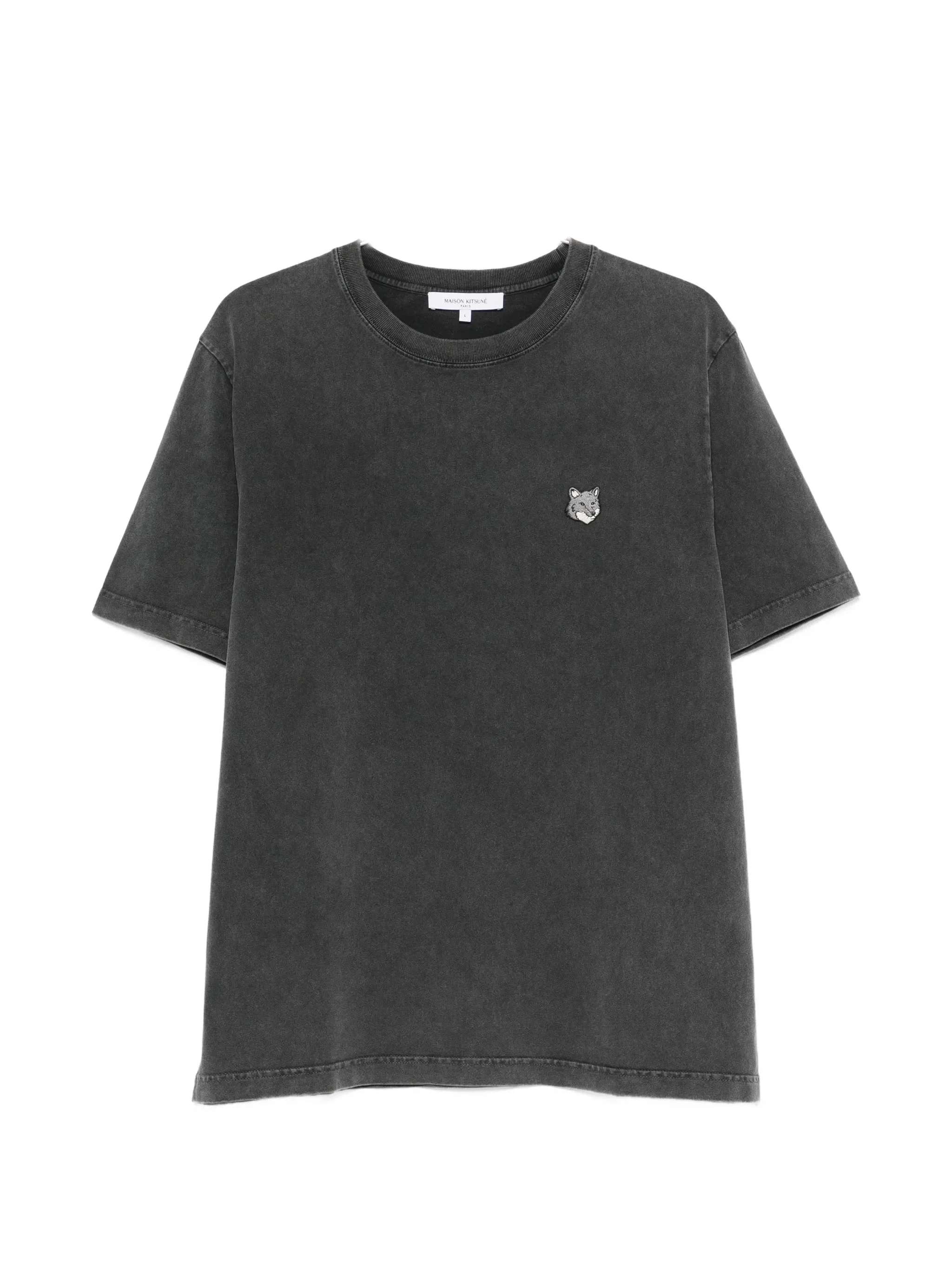 Maison Kitsuné Faded-effect Fox Head T-shirt - 1