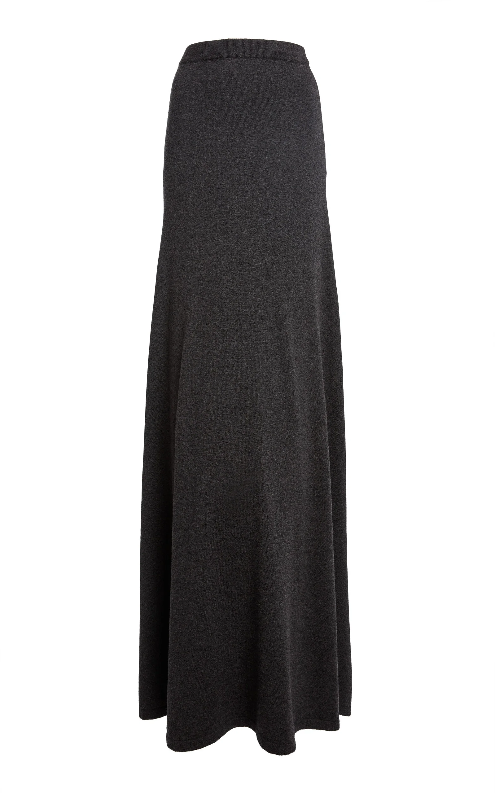 Wool Maxi Skirt grey - 1