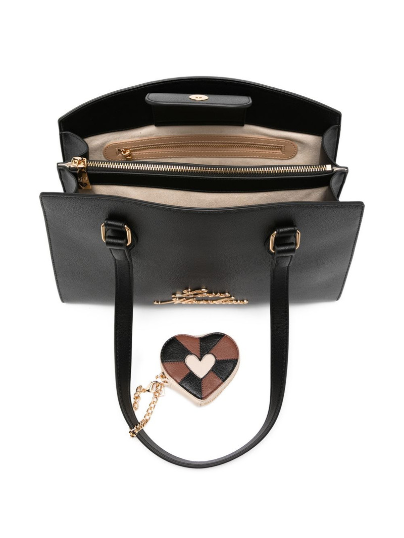 heart-charm tote bag 4
