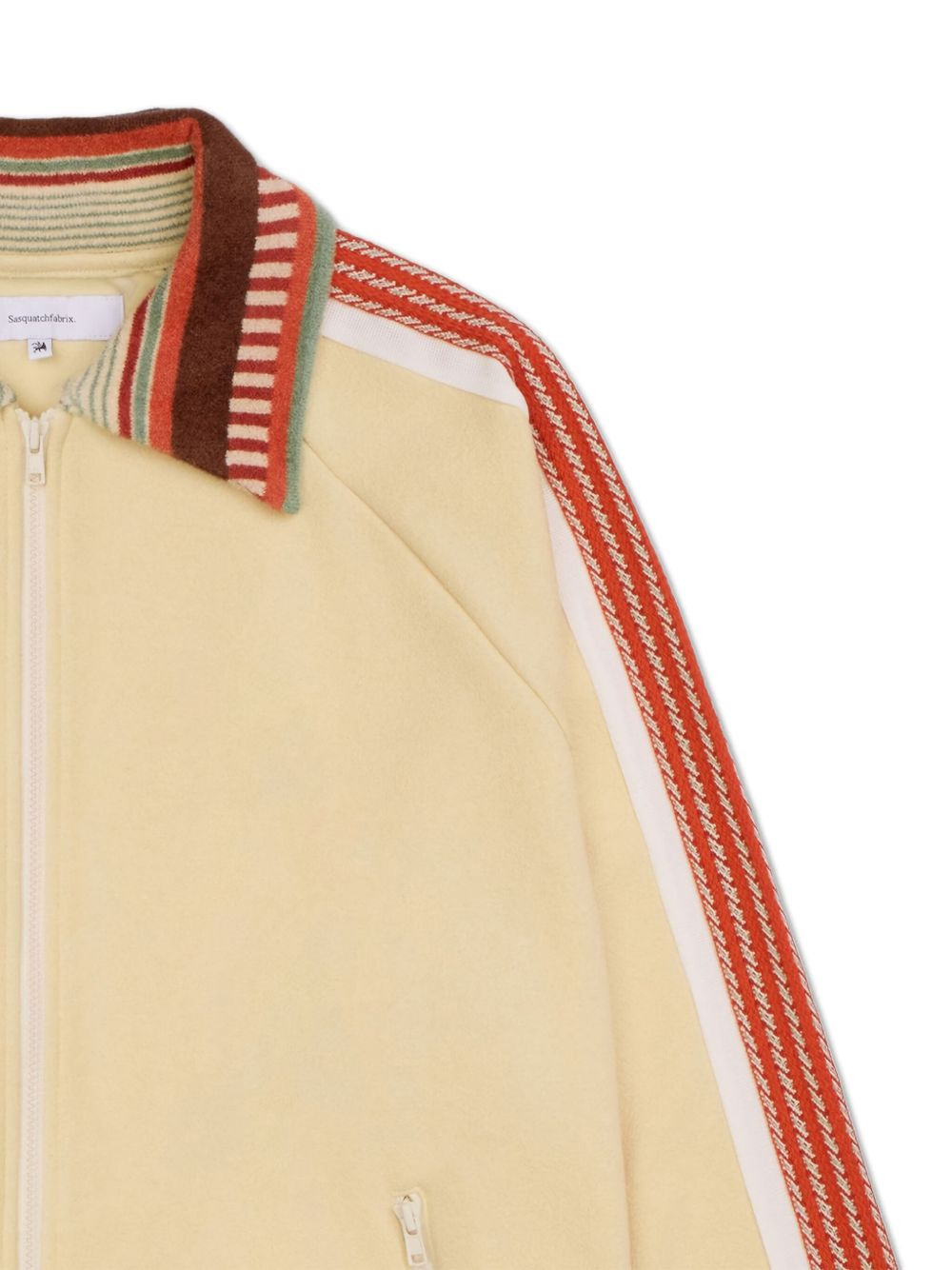 striped-panel jacket - 4
