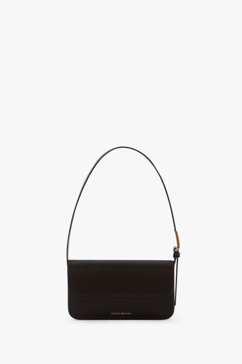 Dorian Pocket Bag In Black Satin 1