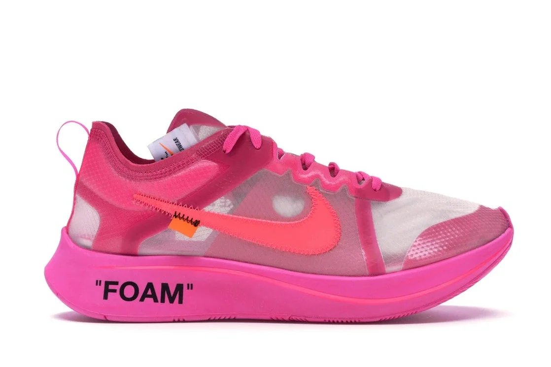 Nike Zoom Fly Off-White Pink - 1