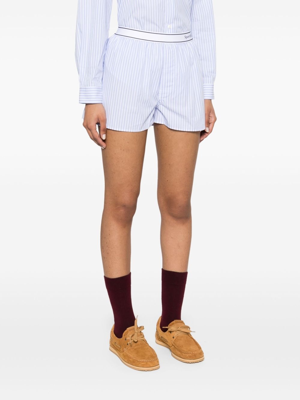 logo-waistband shorts - 3