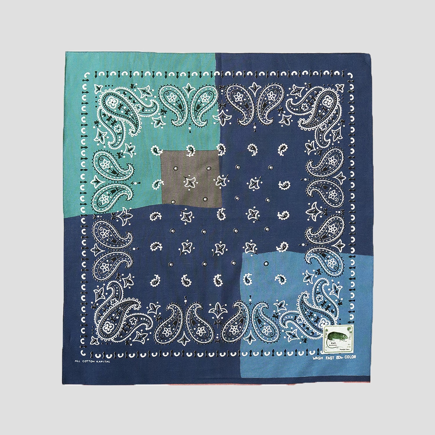 FASTCOLOR SELVEDGE BANDANA (PAISLEY) - 1