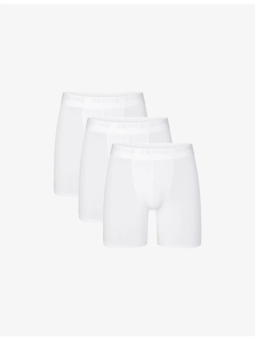 Skims Stretch Pack of Three 5-inch Modal-Jersey Boxer Briefs - 1