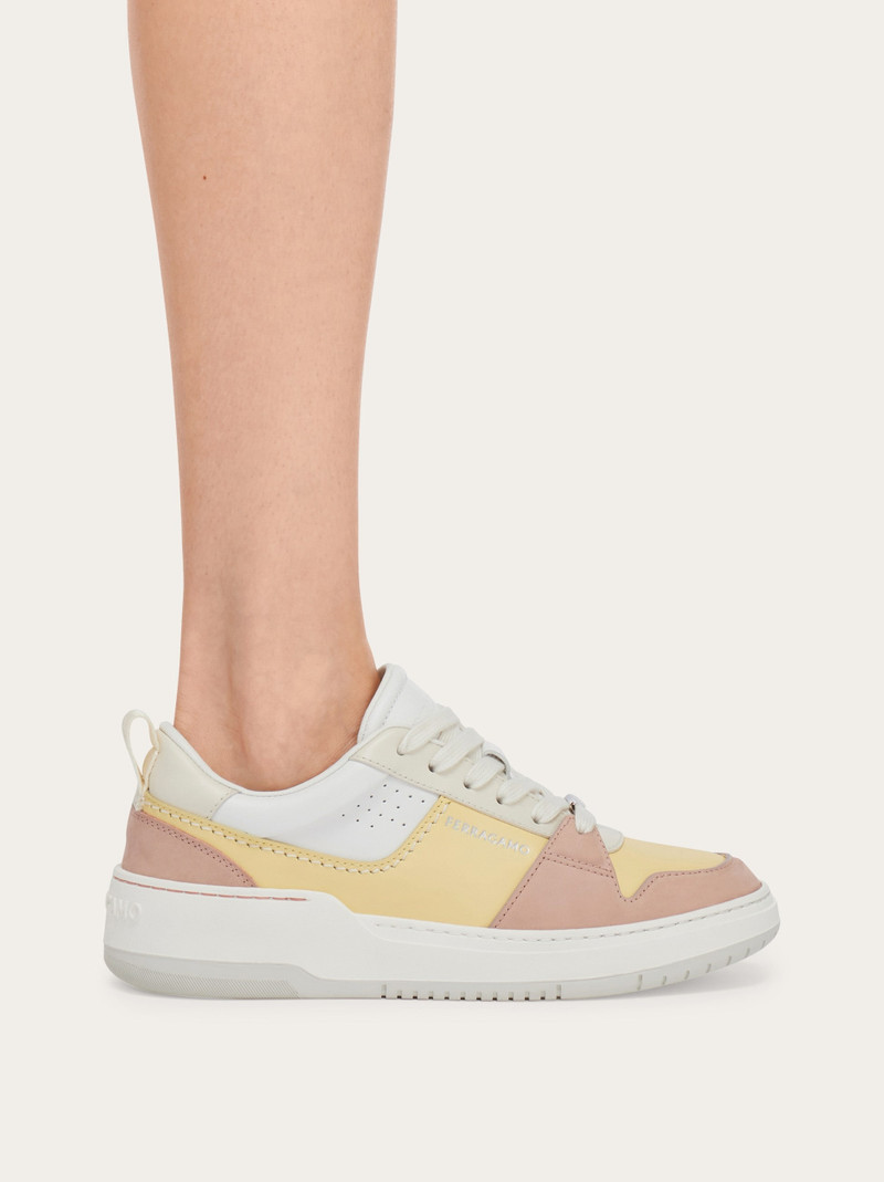 FERRAGAMO Sneaker with embossed details outlook