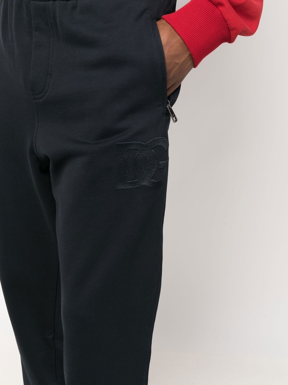 logo-embroidered track pants - 5