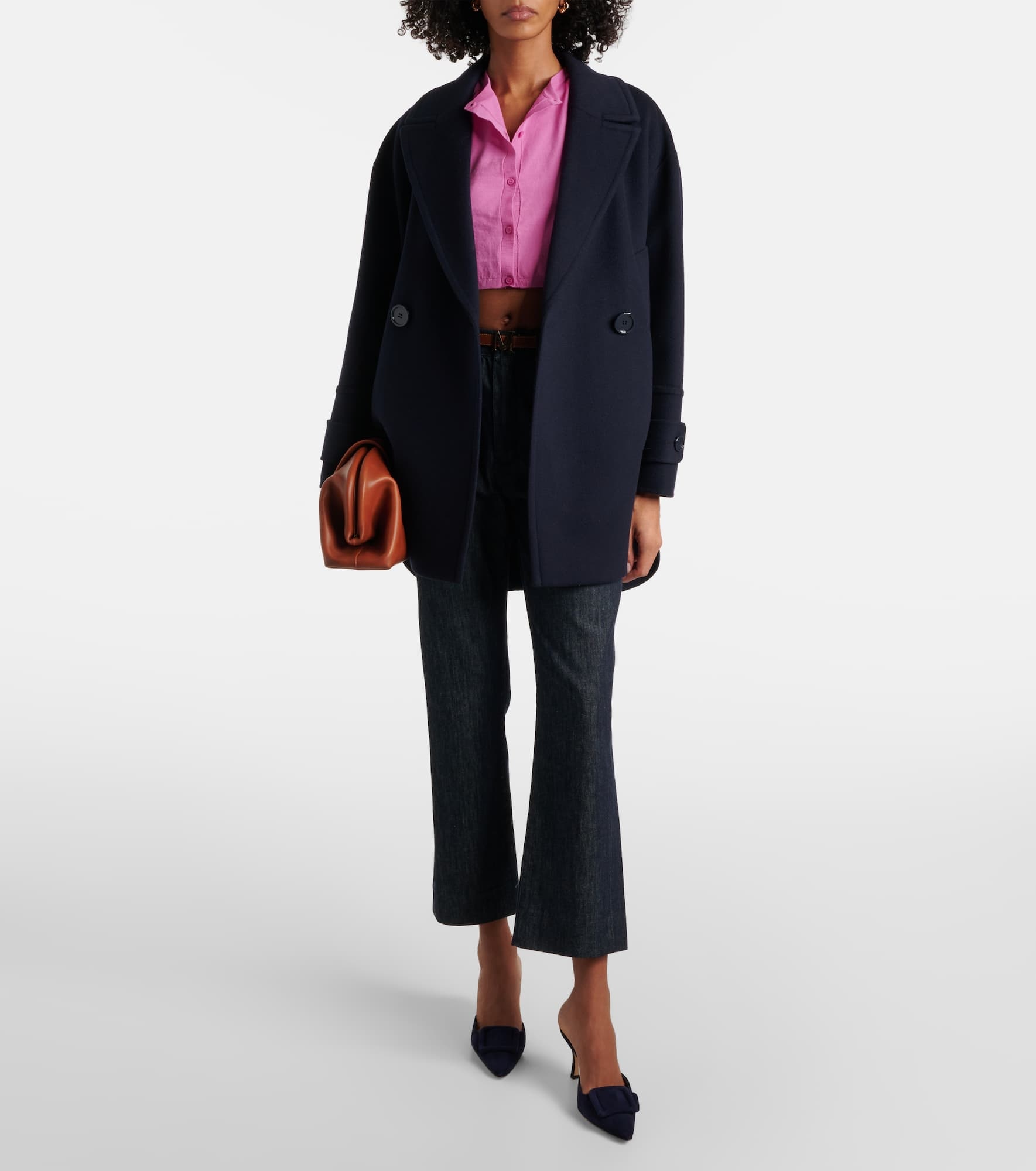 Pam cropped cotton cardigan - 2