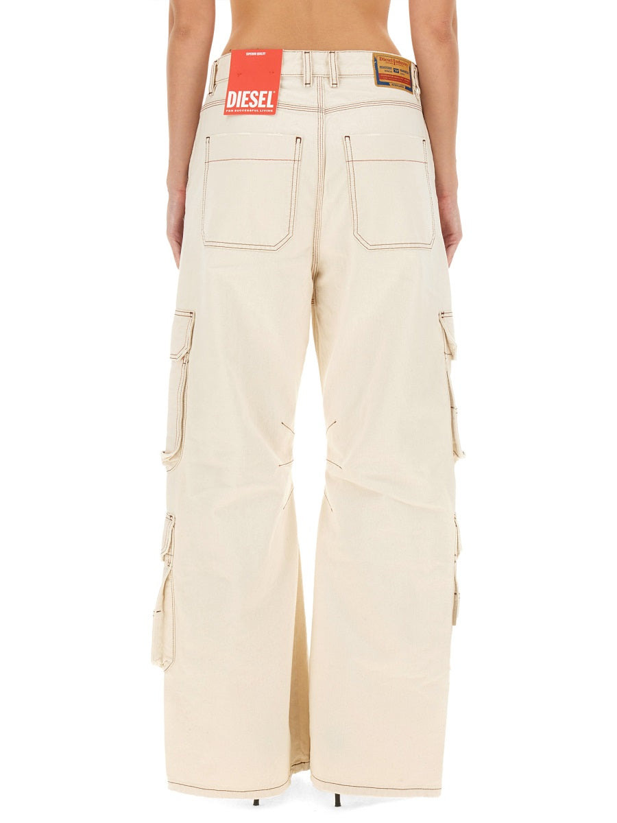 Diesel Women Cargo Leggings "D-Sire" - 1