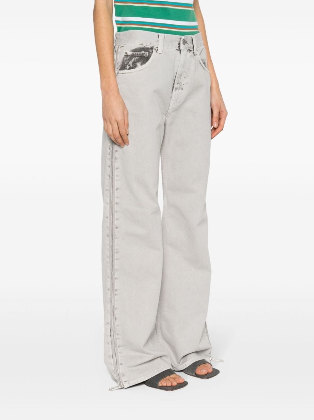 wide-leg jeans - 3