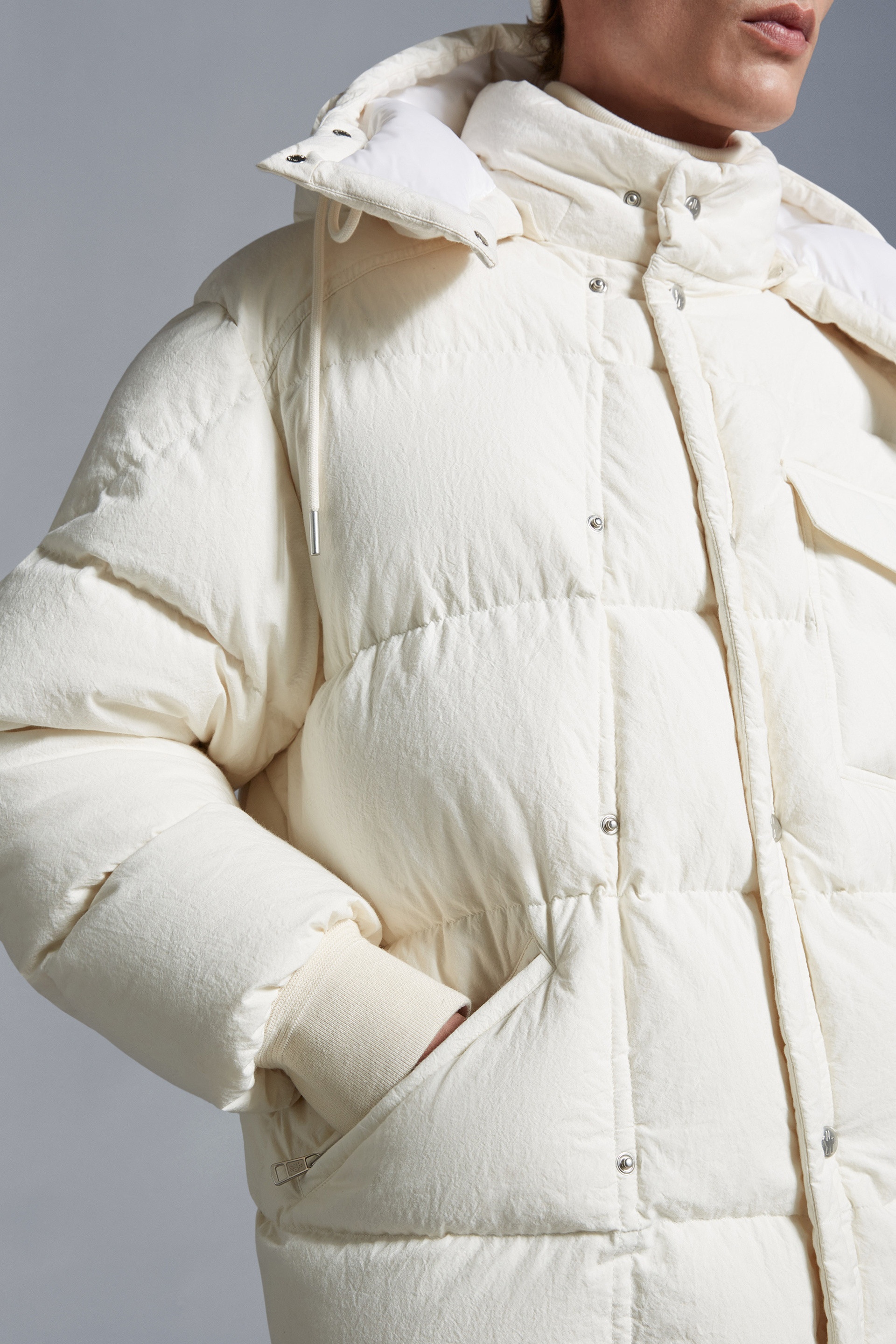 MONCLER☆KARAKORUM 長め丈 ダウンジャケット 3 WHITE Moncler Moncler Karakorum Short Down Jacket Men | REVERSIBLE