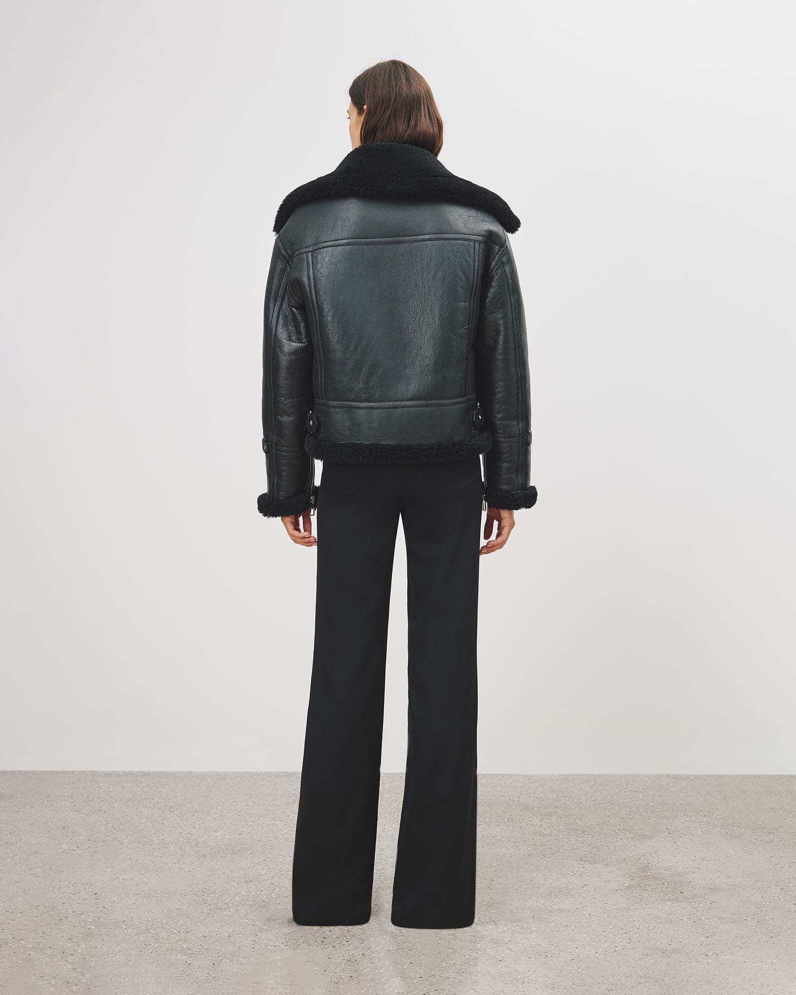 BARTHELEMY SHEARLING BIKER - 5