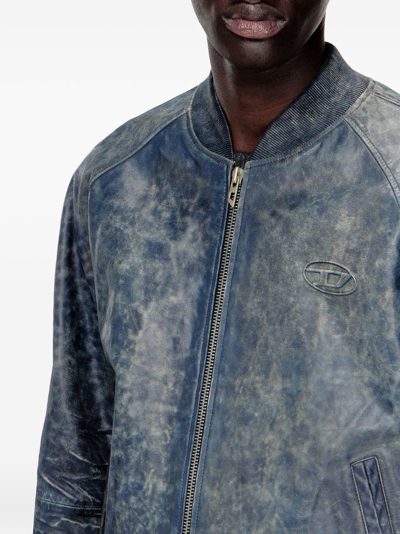 L-Cobb leather bomber jacket 5