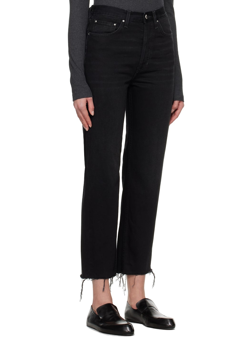 Black Classic Cut Jeans - 2