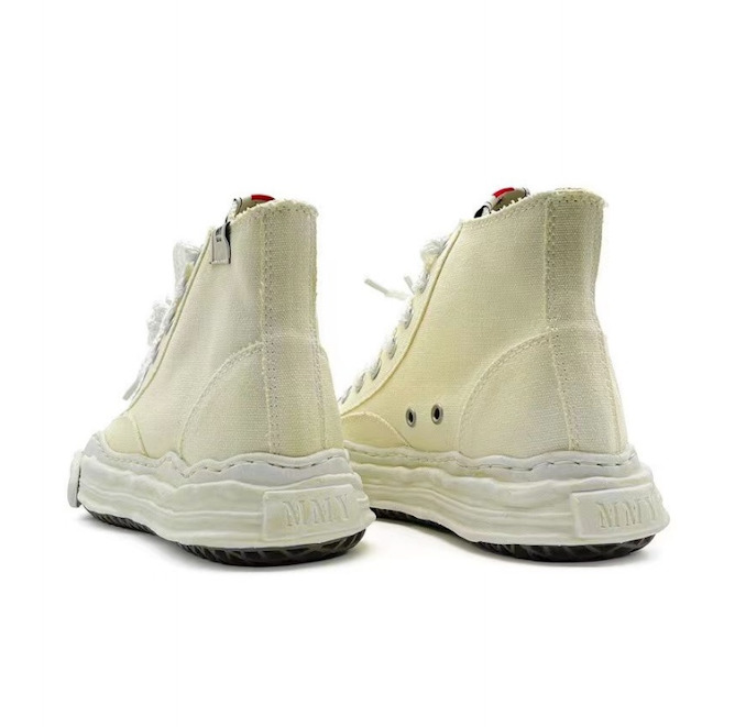 Maison MIHARA YASUHIRO OG OVER DYE HITOP 'Beige' A05FW705-BEIGE - 4