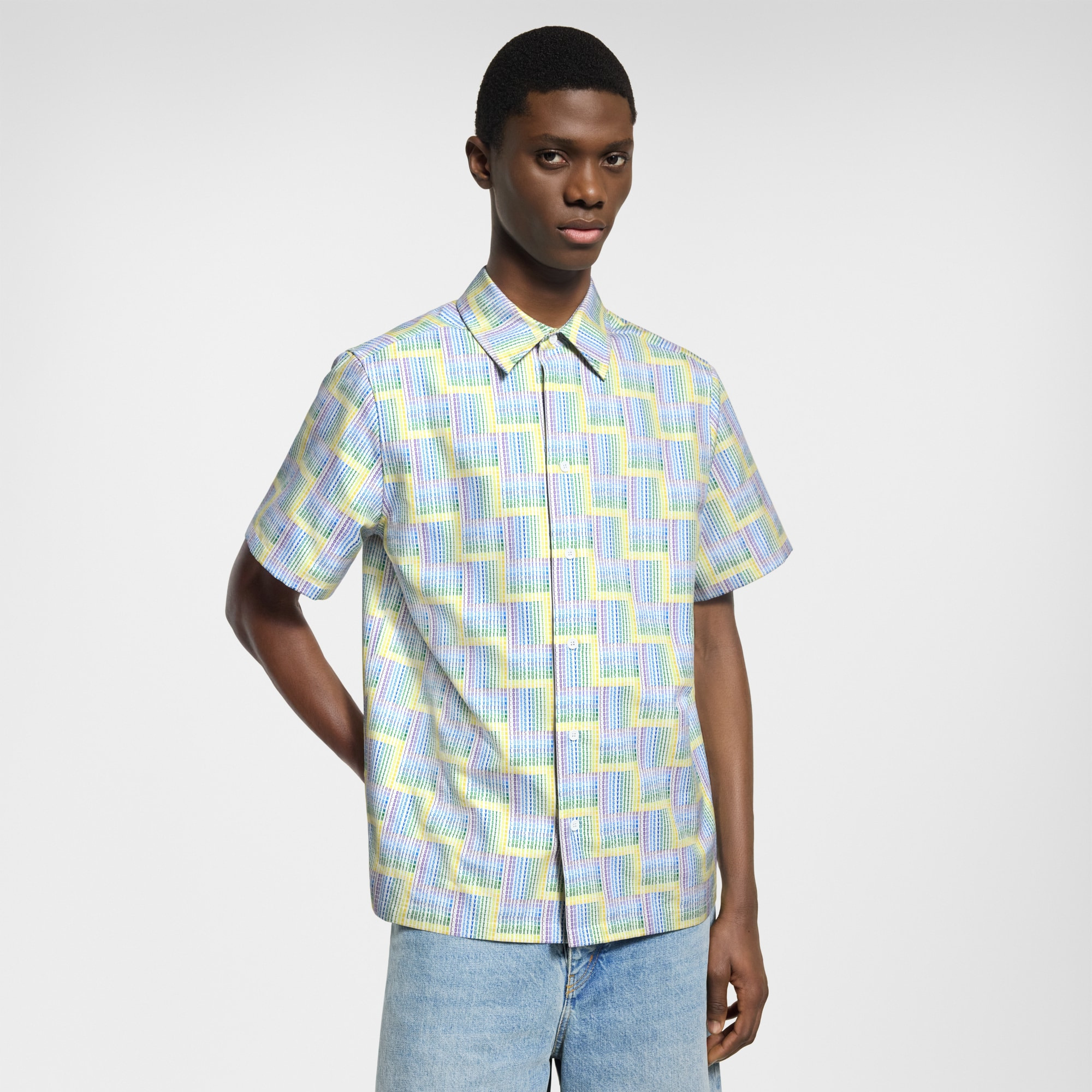 Graphic Printed Short-Sleeved Shirt - 4