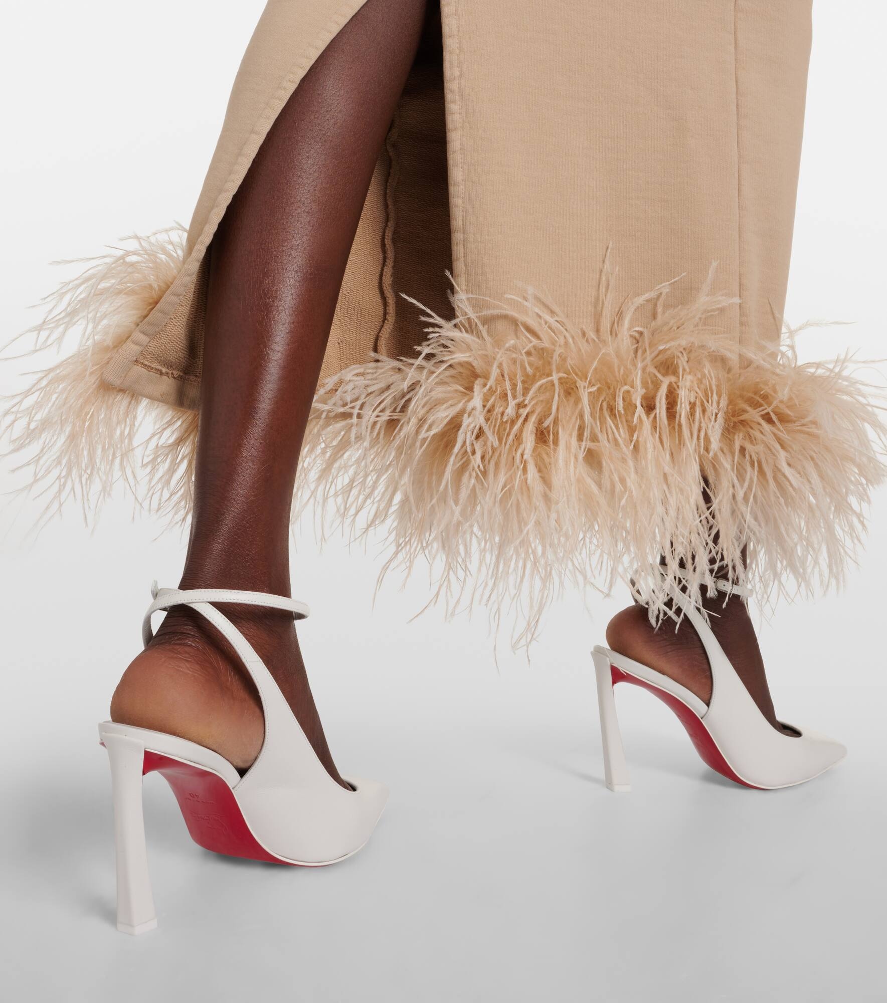 Condora 85 leather slingback pumps - 7