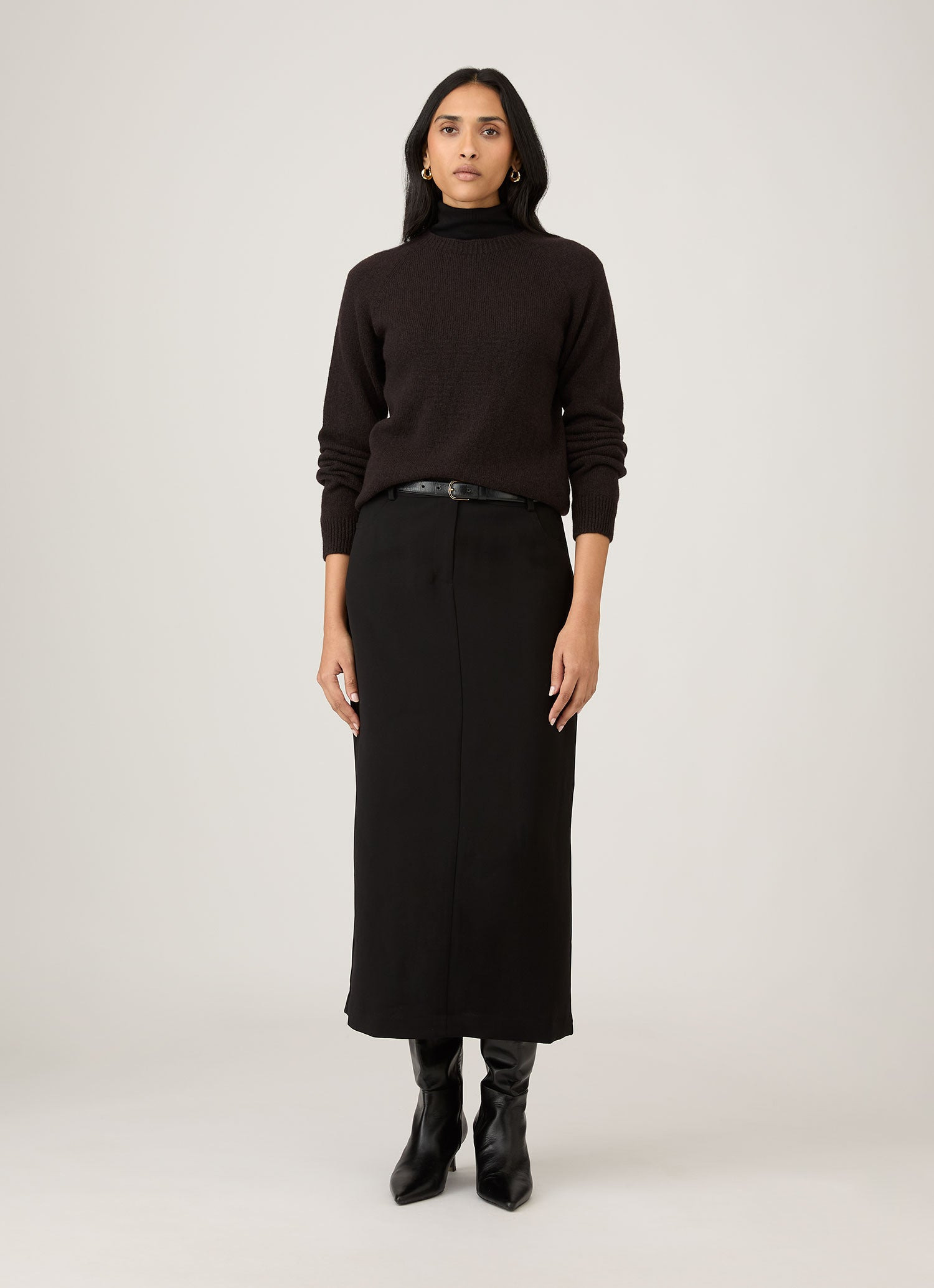 Lambswool Crew Neck Jumper - 2