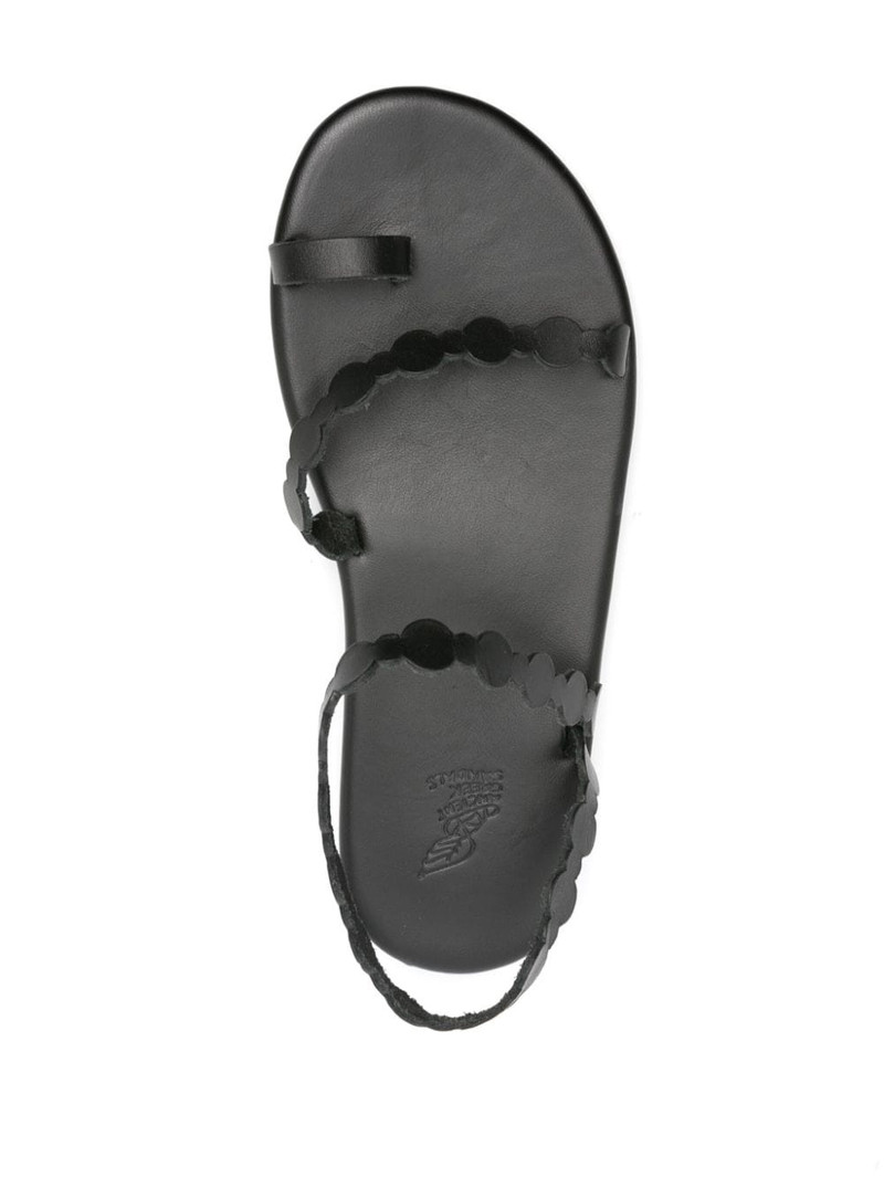 Cronos flat leather sandals 4
