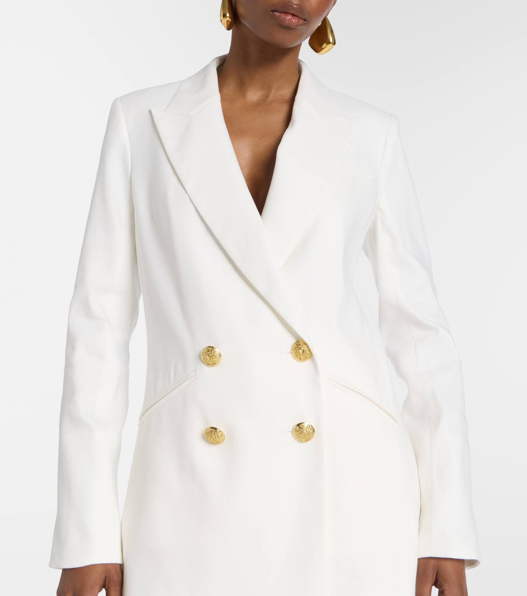 Dale linen-blend blazer - 6