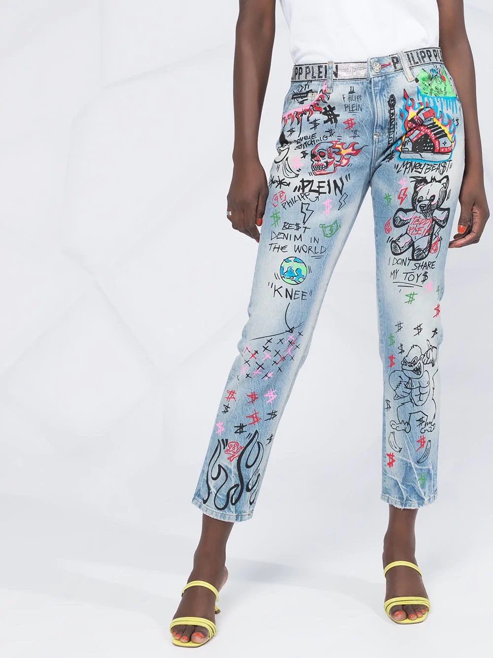 Art 5 Graffiti boyfriend jeans - 5