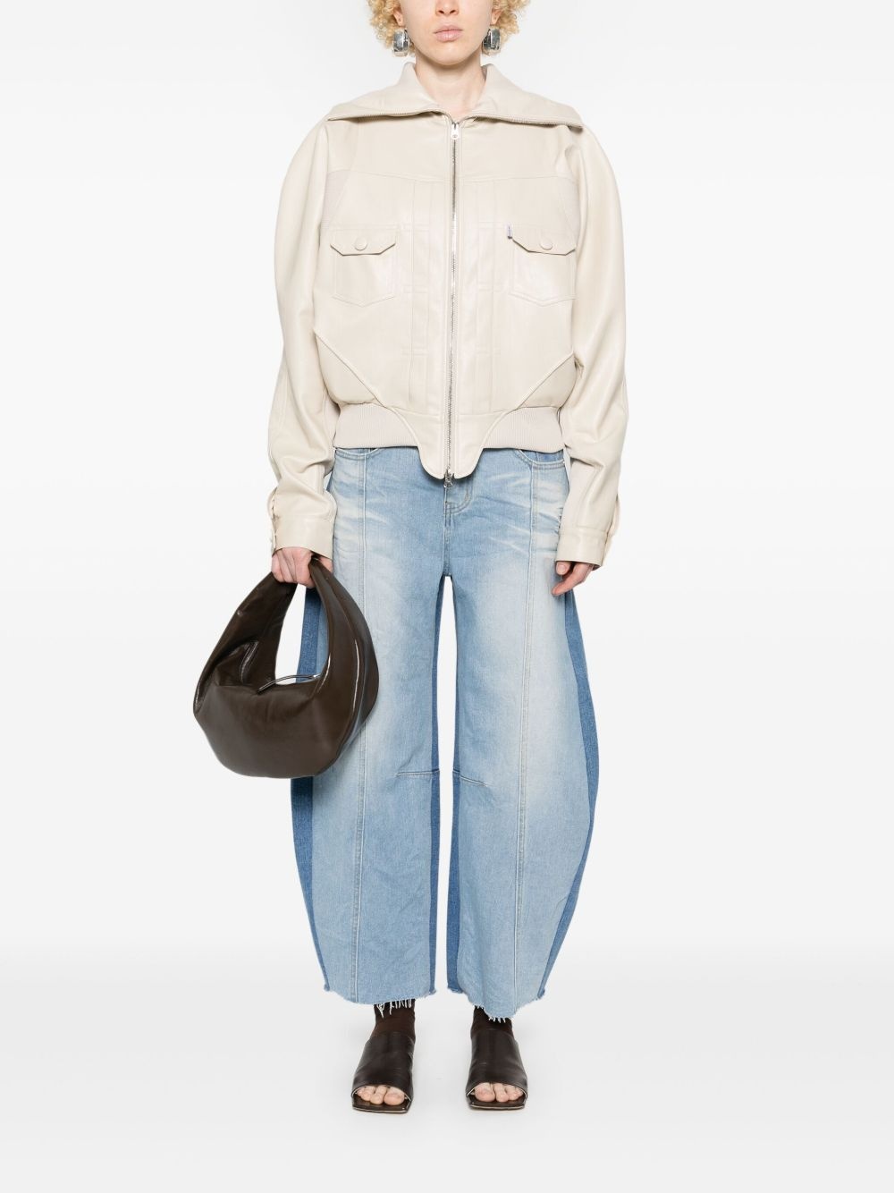 logo-patch jeans - 2