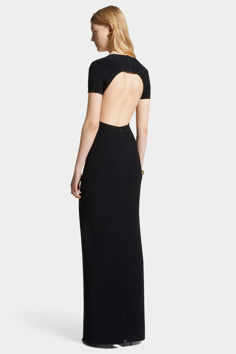 BODYCON CUT-OUT LONG DRESS - 4