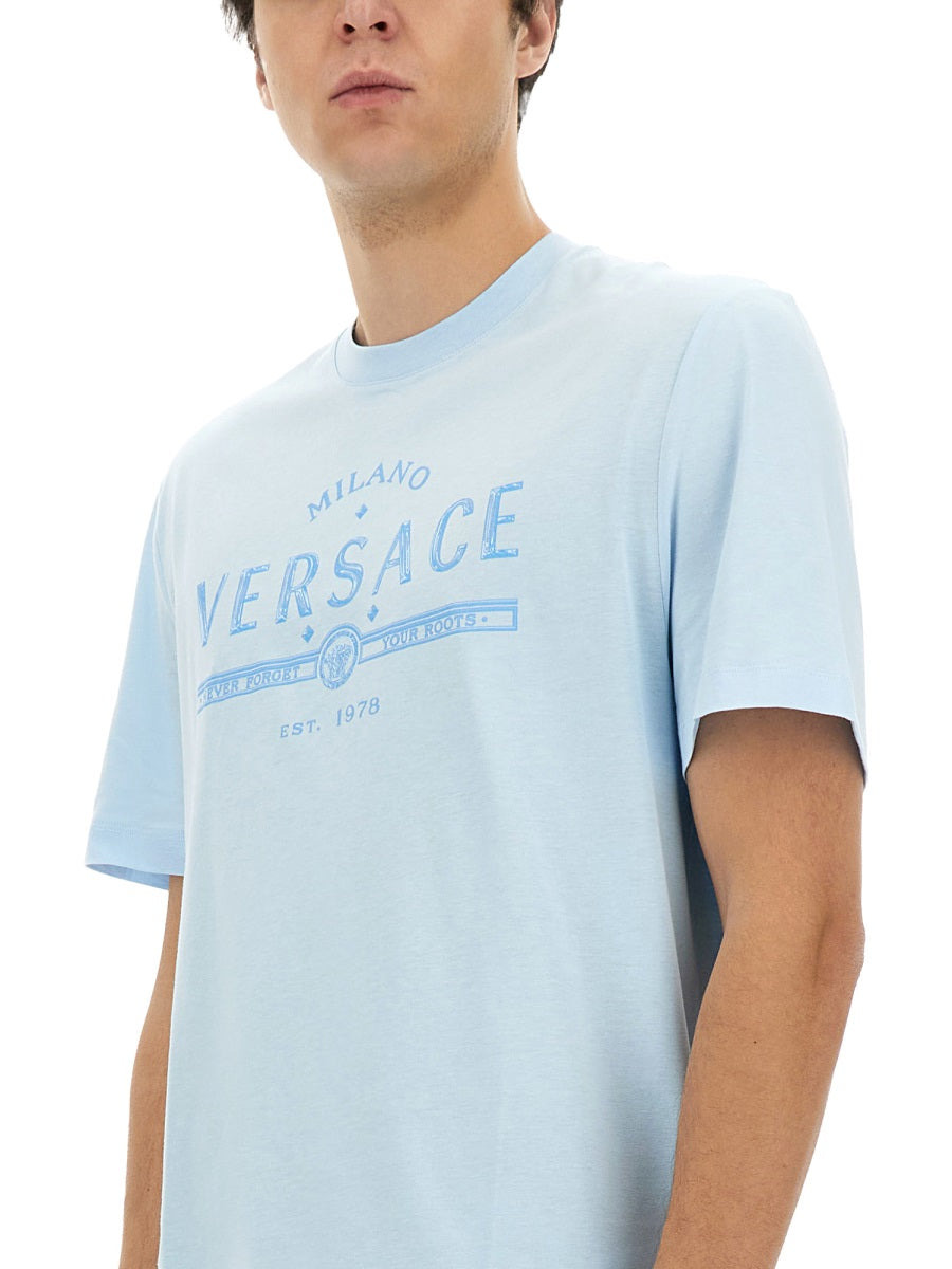 Versace Men T-Shirt With Logo - 2