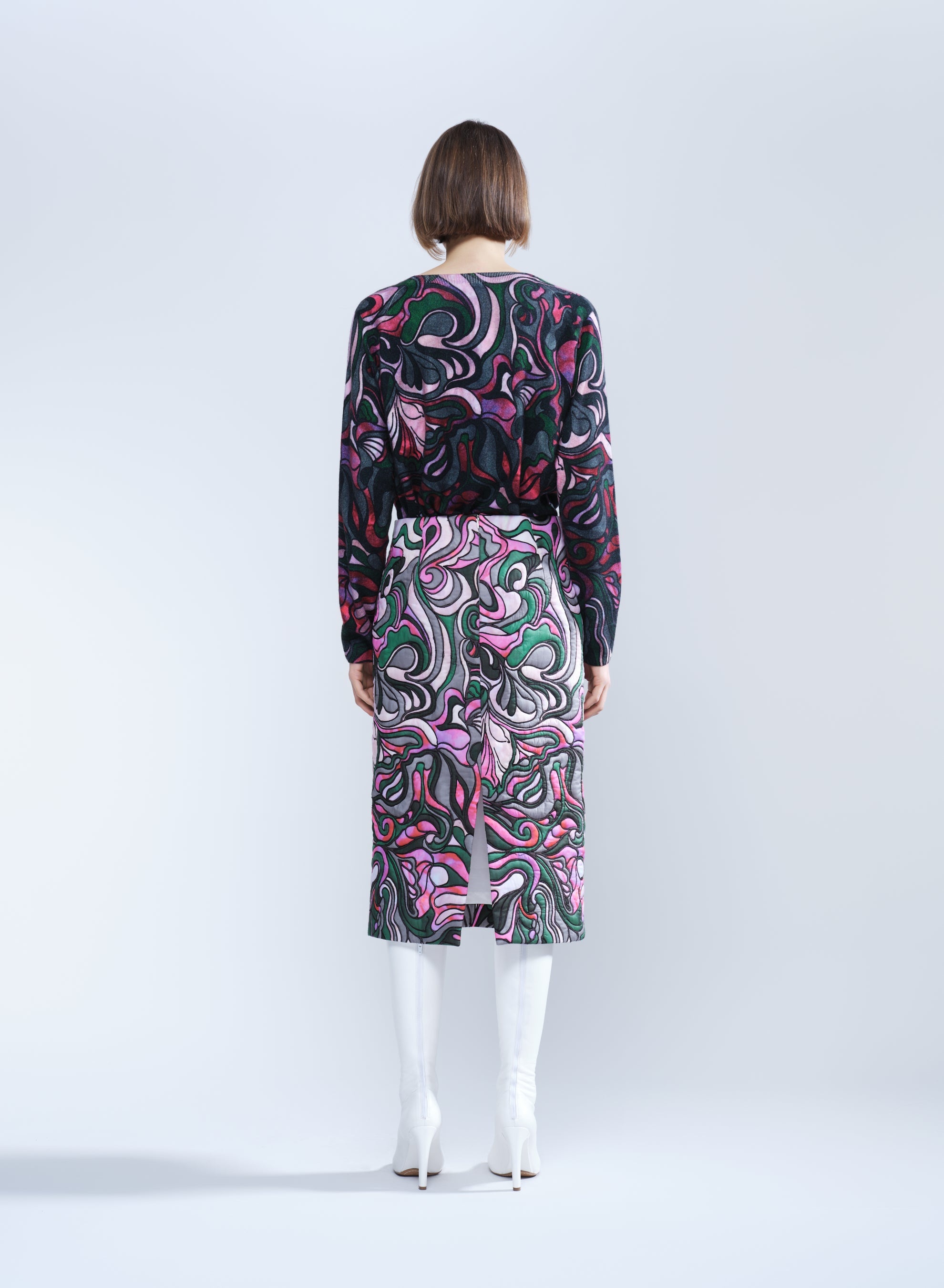 PRINTED COTTON SKIRT - 3