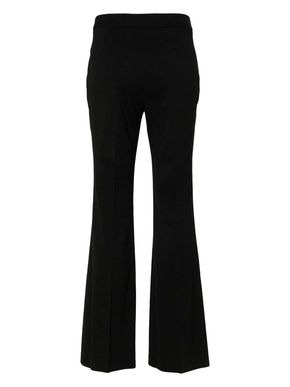 pressed-crease flared trousers - 2