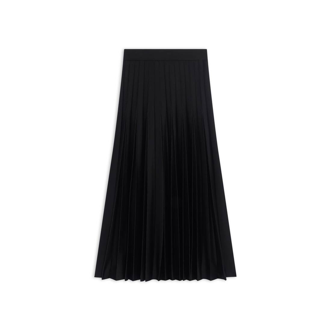 Women's Pleated Skirt  in Black - 1