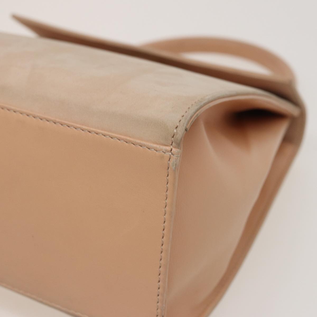 CELINE Hand Bag Suede Beige - 8