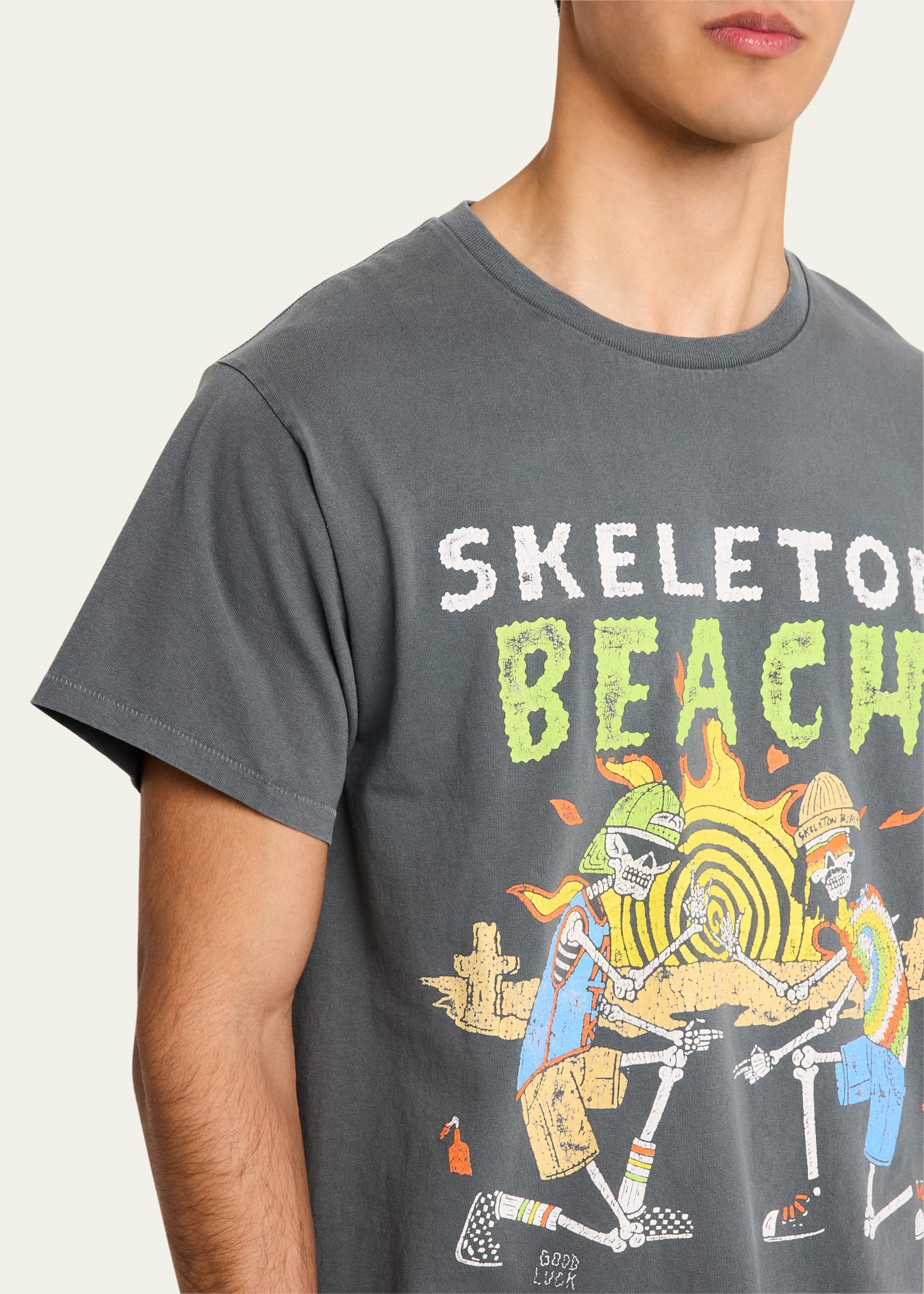 Men's Skeleton Beach Jersey T-Shirt - 5