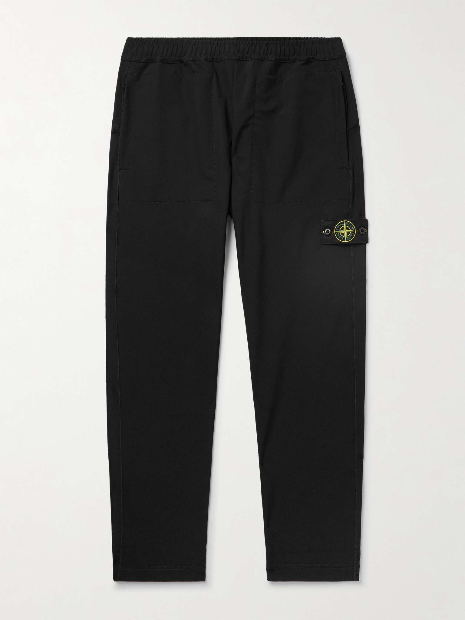 Straight-Leg Logo-Appliquéd Tech-Jersey Sweatpants - 1