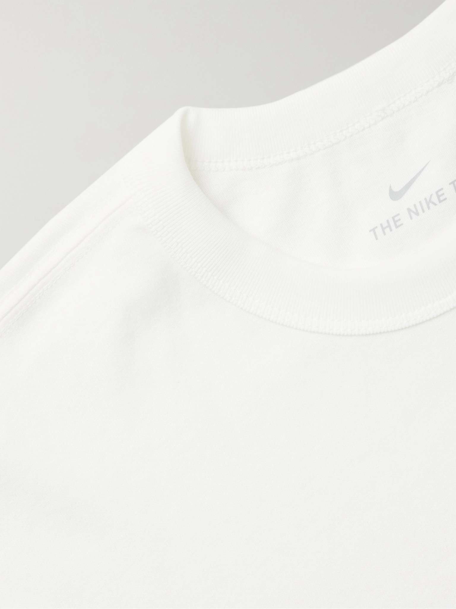 Logo-Embroidered Cotton-Jersey T-Shirt - 5