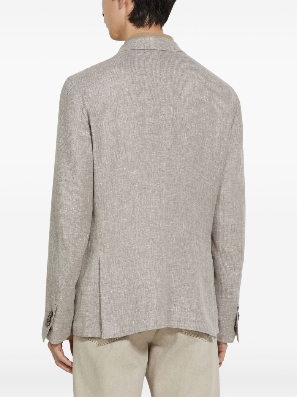 slub blazer - 4