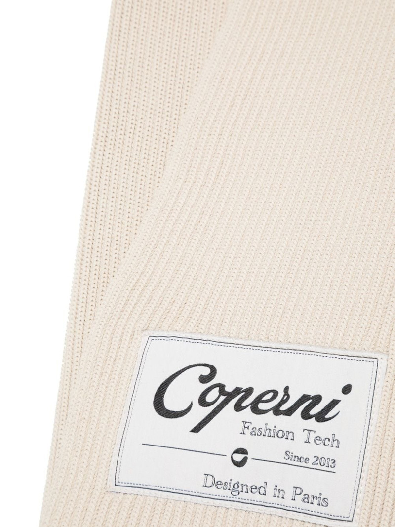 COPERNI logo-patch scarf outlook