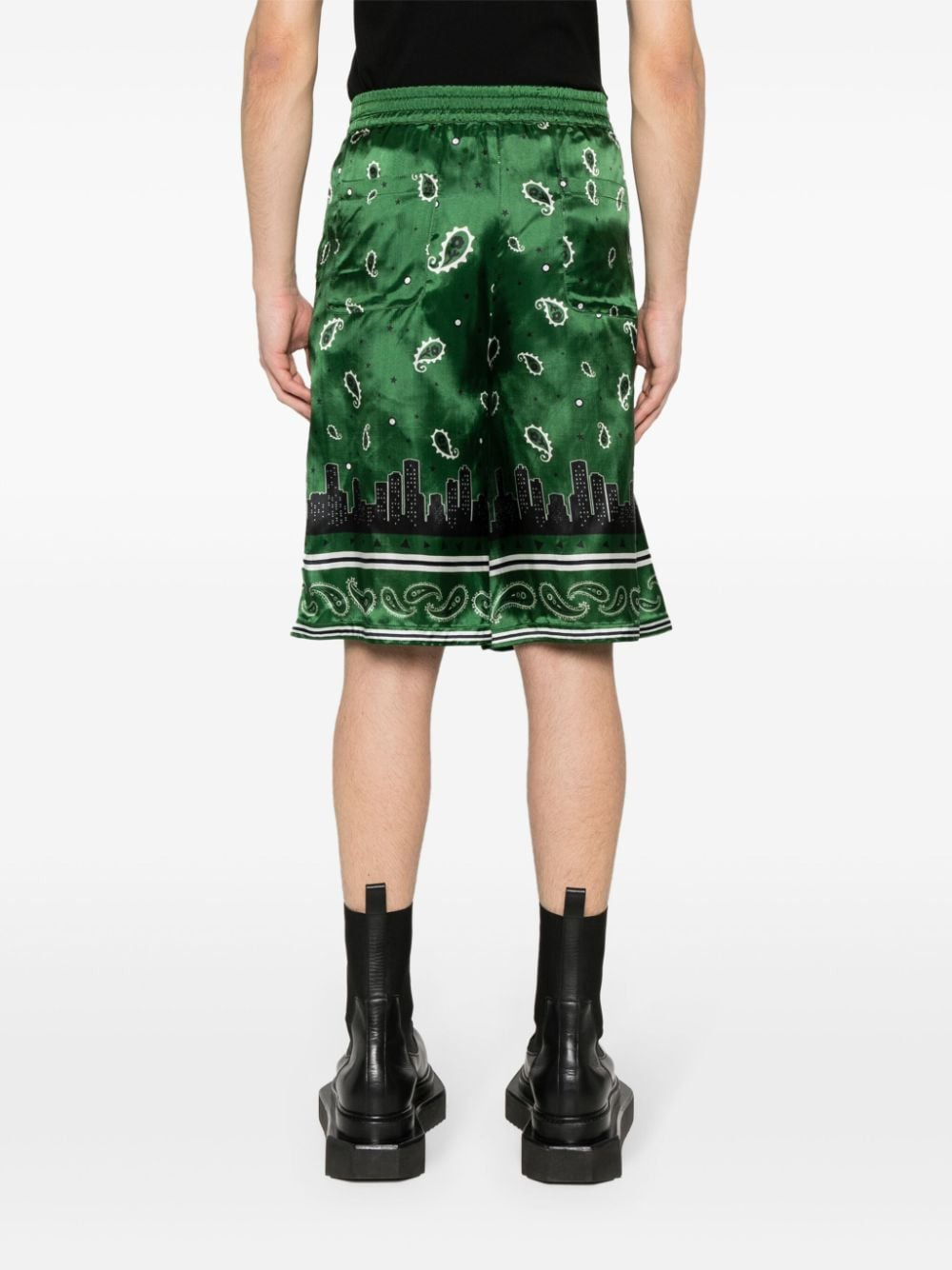 Off White Men Bermuda Shorts With Logo - 4