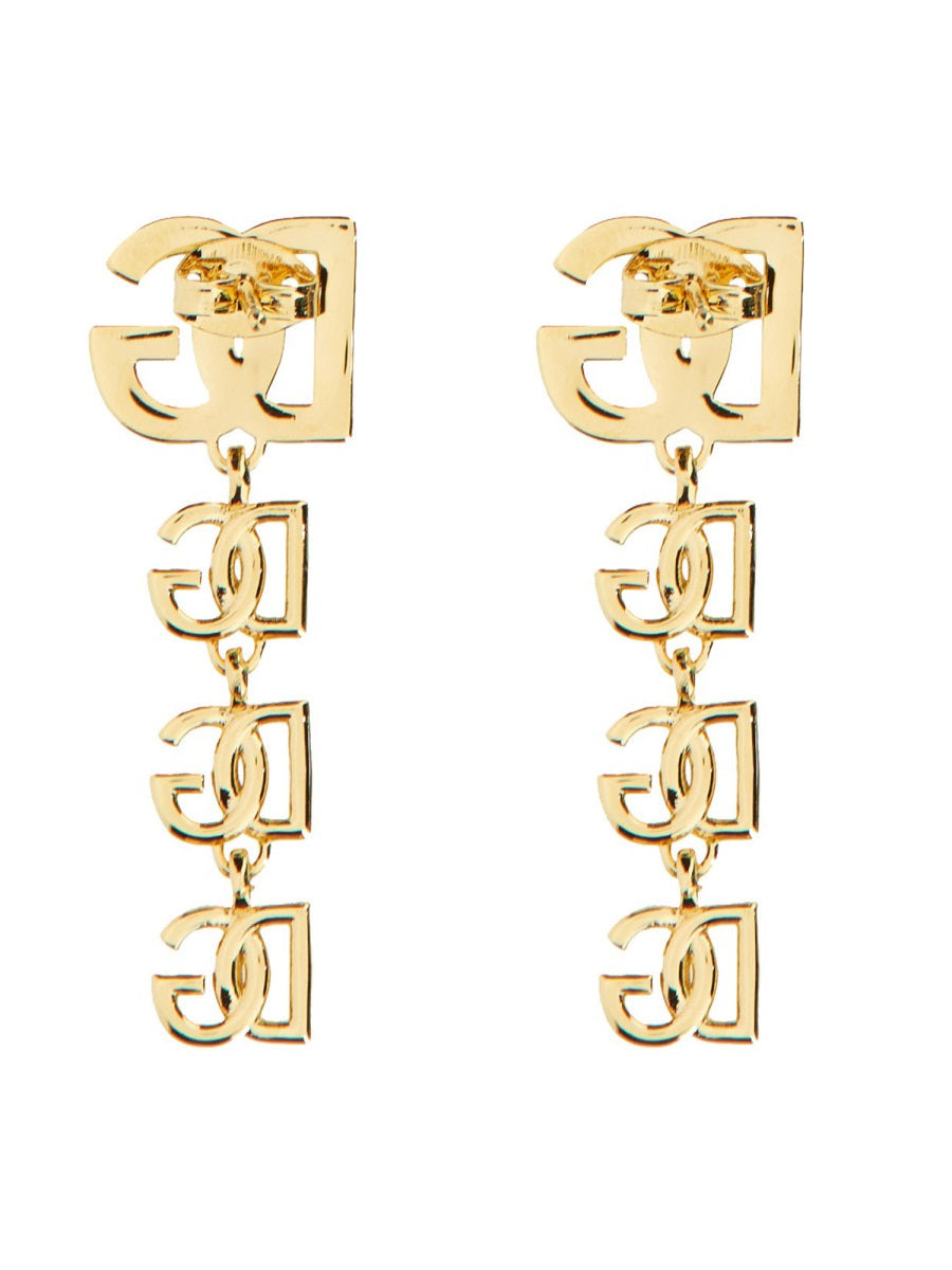 Dolce & Gabbana Women Dg Logo Long Earrings - 2